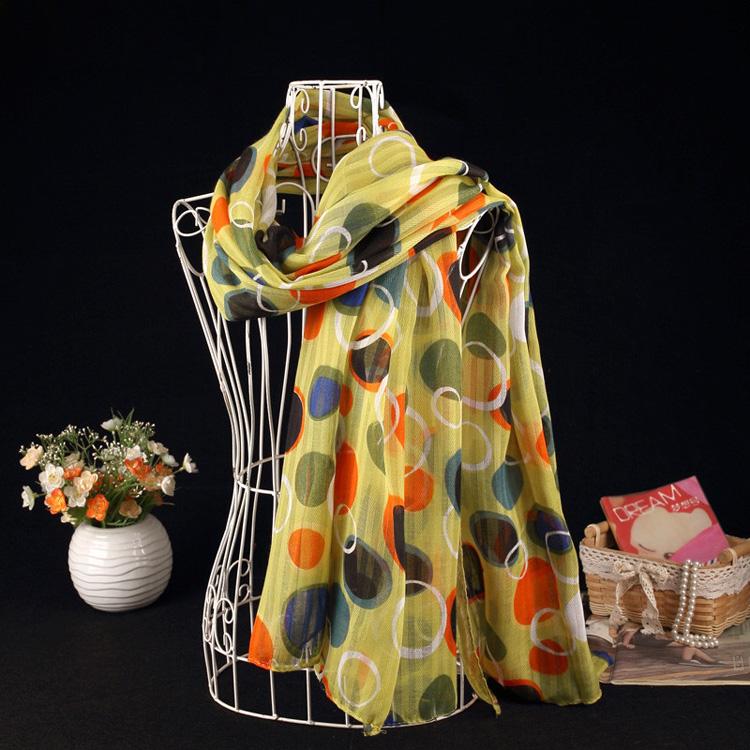 Linen cotton scarf wholesale