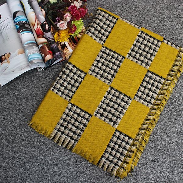 Houndstooth plaid scarf wholesale