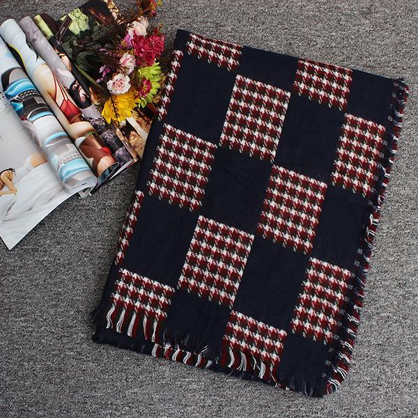 Houndstooth plaid scarf wholesale