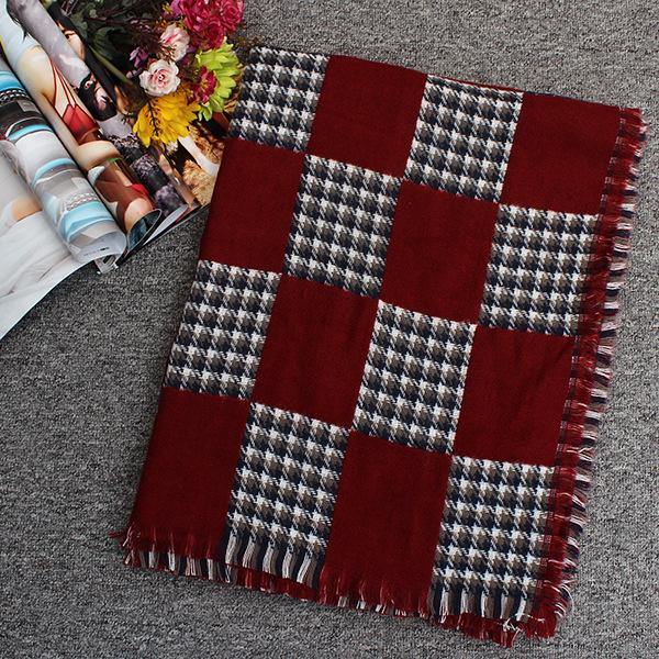 Houndstooth plaid scarf wholesale