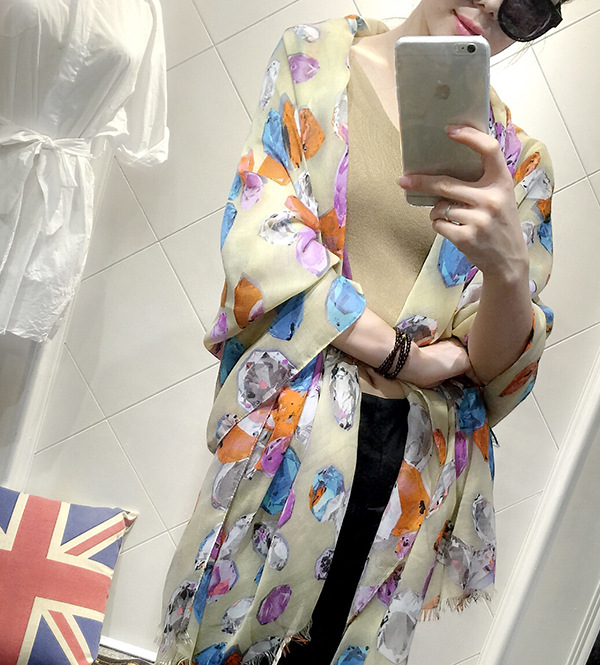 Wholesale scarf cashmere cotton fabric