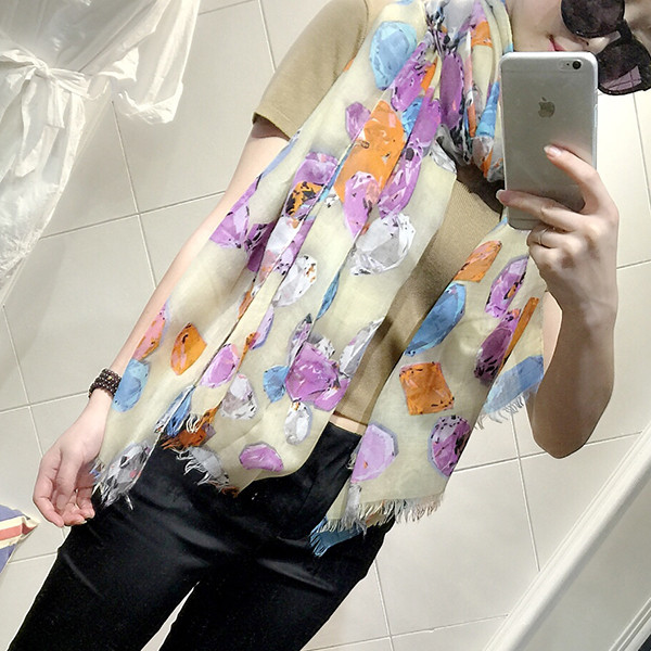 Wholesale scarf cashmere cotton fabric