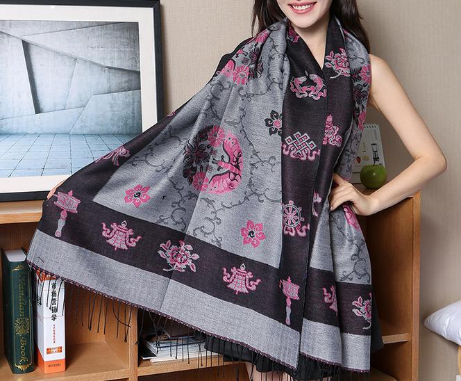 Cashmere infinity scarves