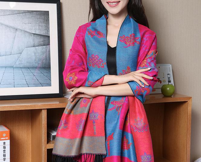 Cashmere infinity scarves