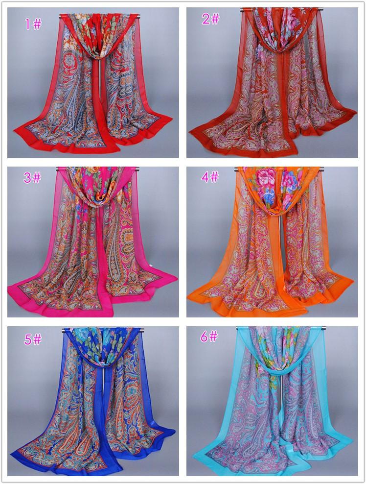 Wholesale painted silk scarf