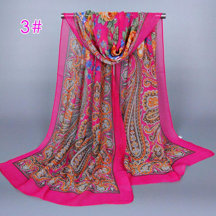 Wholesale painted silk scarf