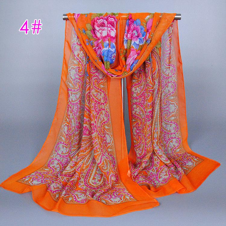 Wholesale painted silk scarf