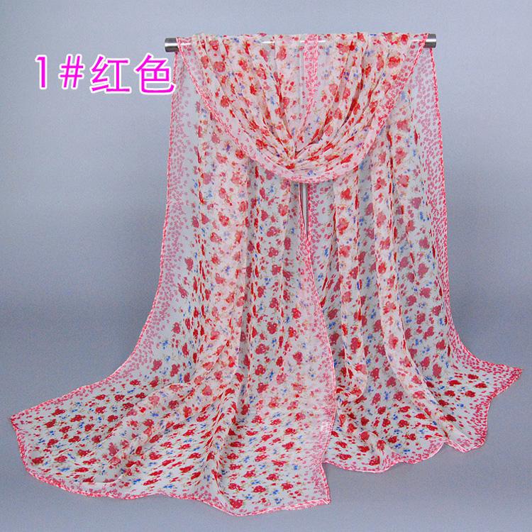 Silk print scarf wholesale