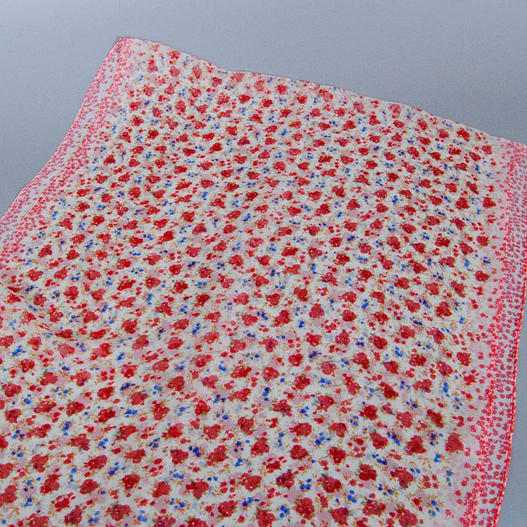 Silk print scarf wholesale