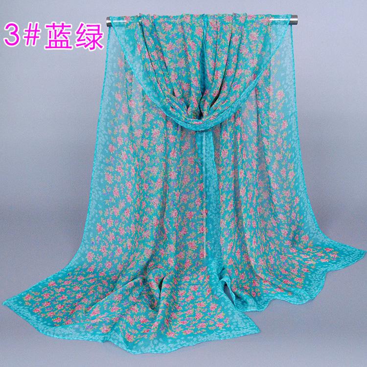 Silk print scarf wholesale