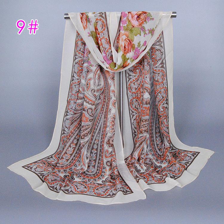 Wholesale painted silk scarf
