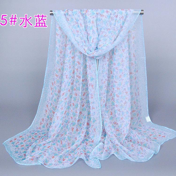 Silk print scarf wholesale