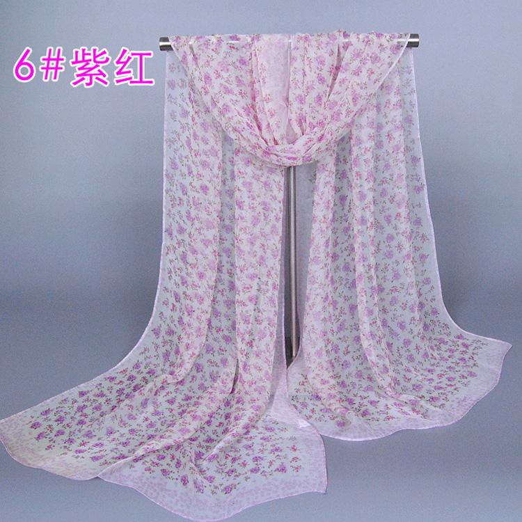 Silk print scarf wholesale