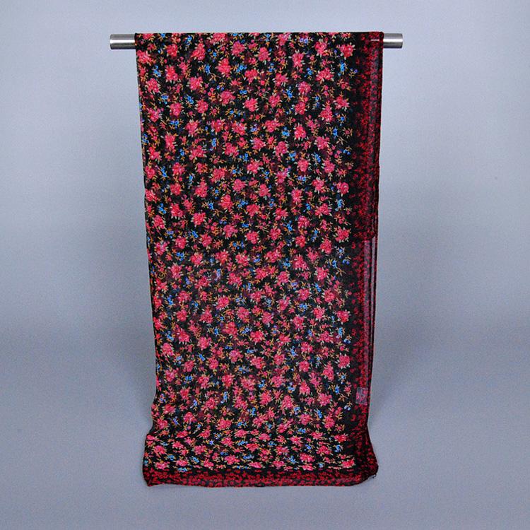 Silk print scarf wholesale