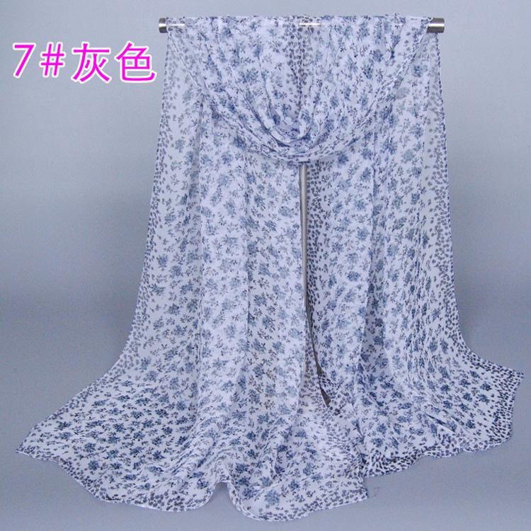 Silk print scarf wholesale