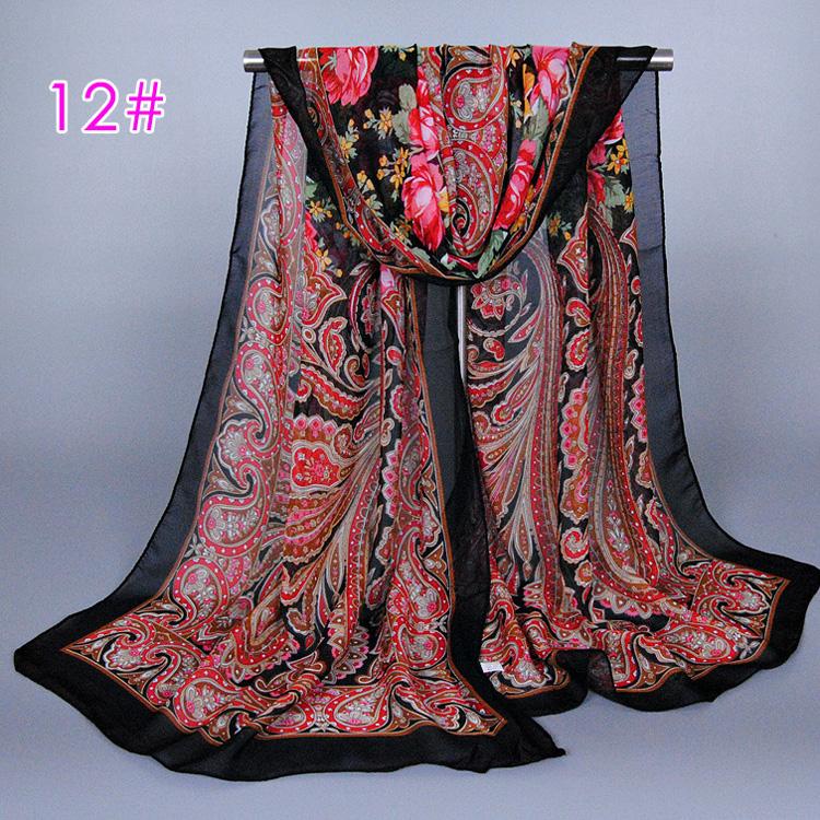 Wholesale painted silk scarf