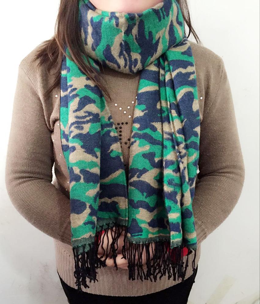 Camouflage cashmere scarf wholesale