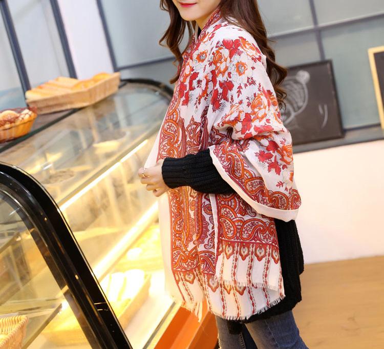 Silk floral scarf wholeslae