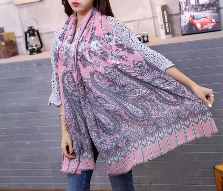 Silk floral scarf wholeslae