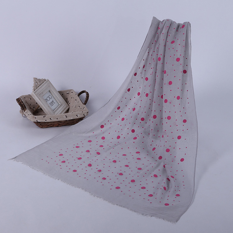 Polka dot silk scarf wholesale