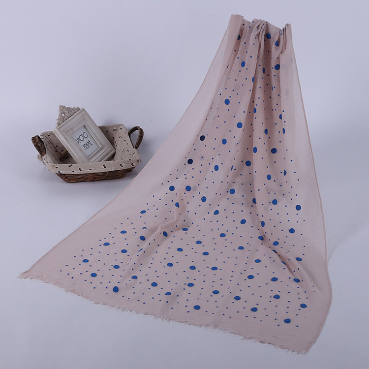 Polka dot silk scarf wholesale