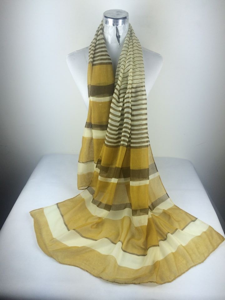 Wholesale stripe print scarf