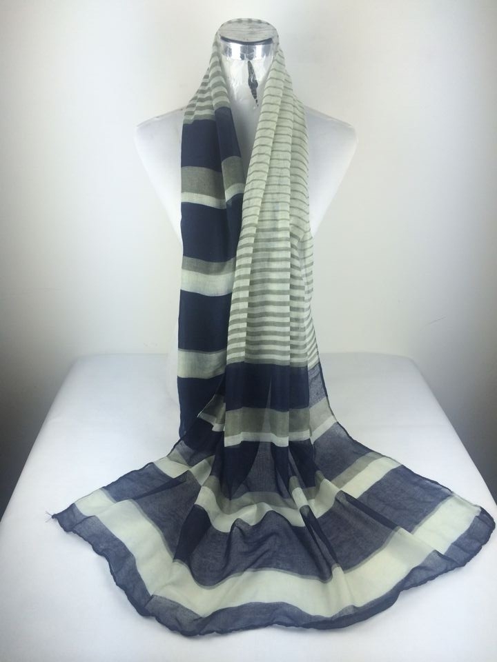 Wholesale stripe print scarf