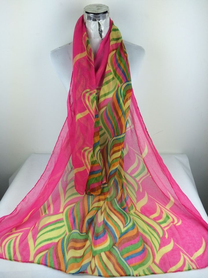 Winter print scarf wholesale