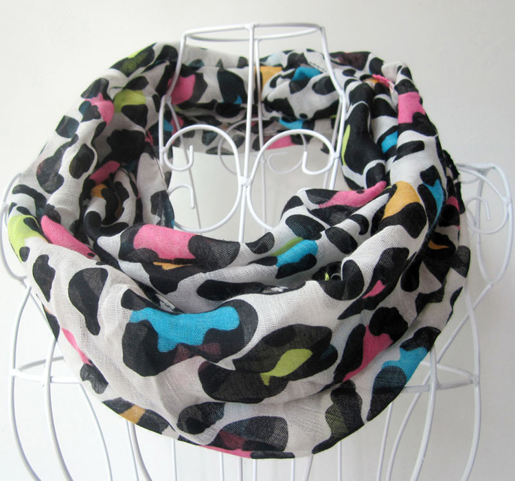 Childs leopard scarf wholesale