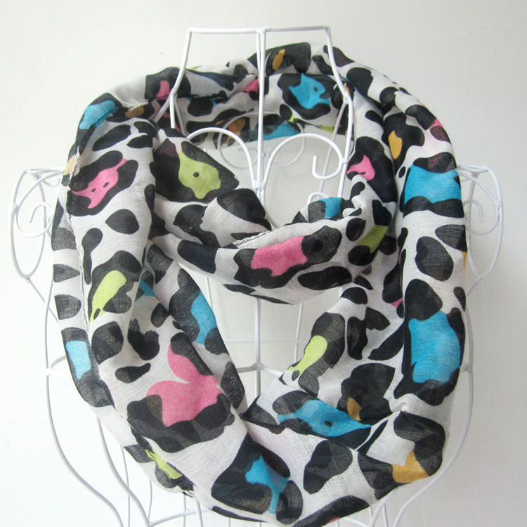 Childs leopard scarf wholesale