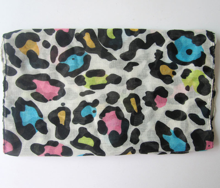 Childs leopard scarf wholesale