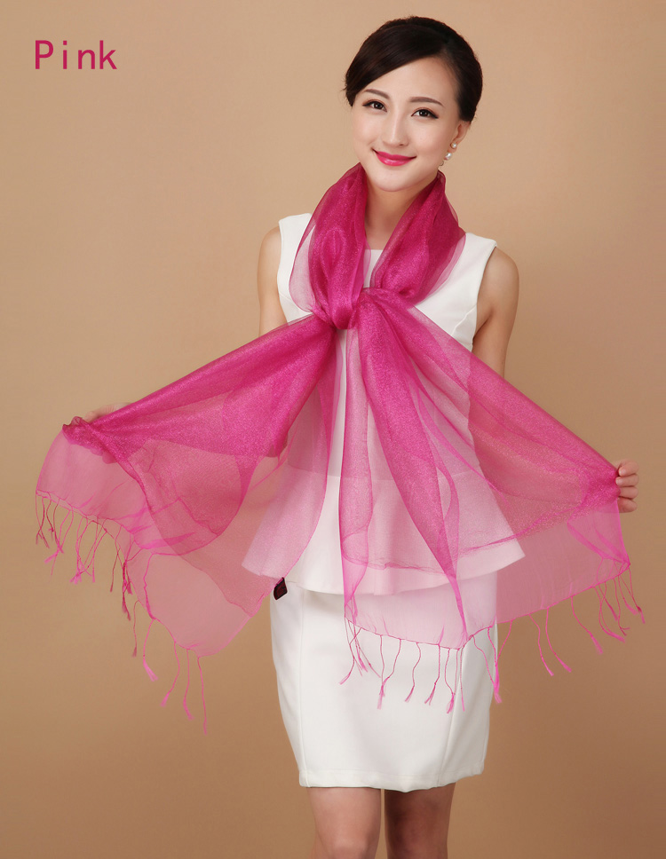 100 gold silk scarf
