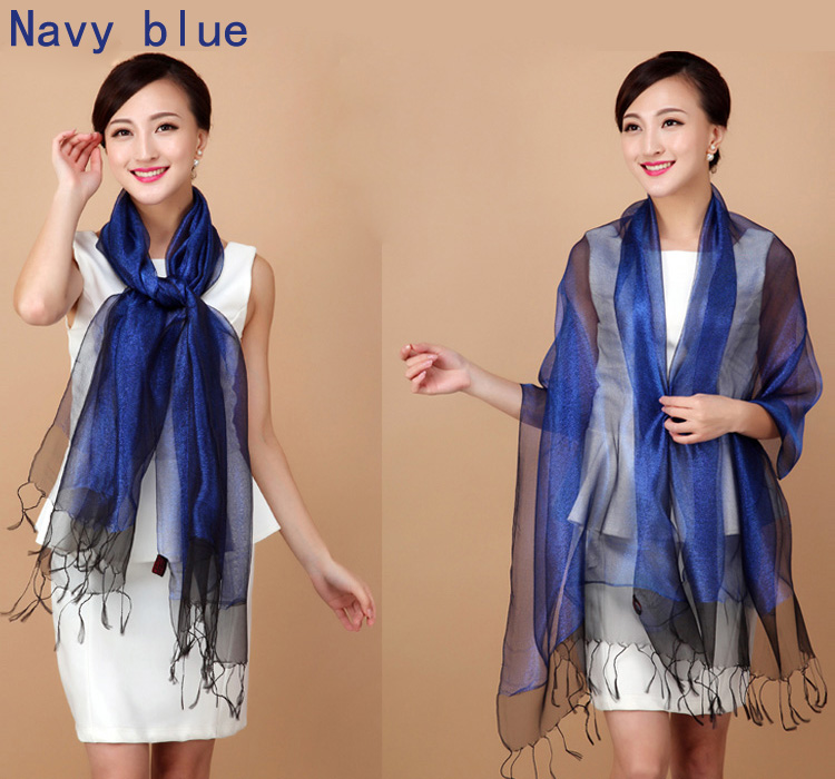 100 gold silk scarf
