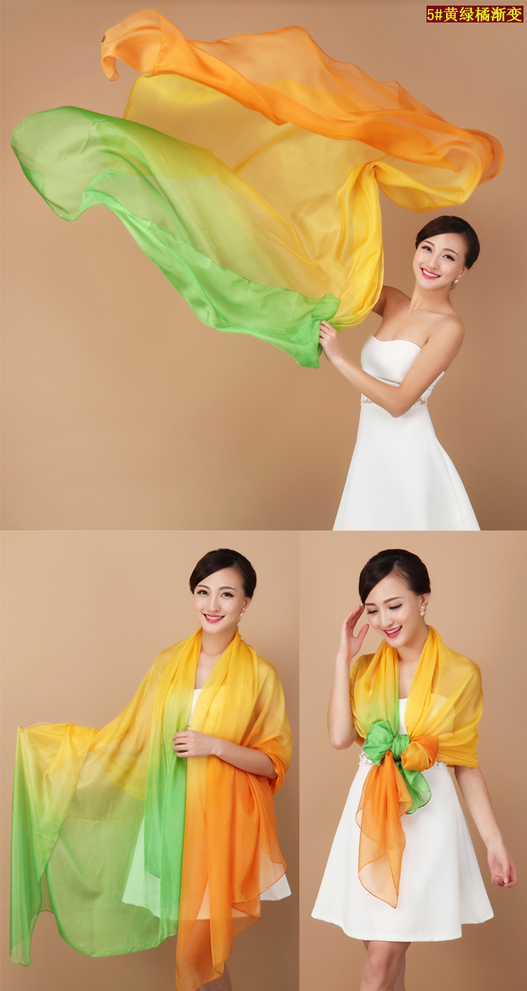Women silk chiffon scarf