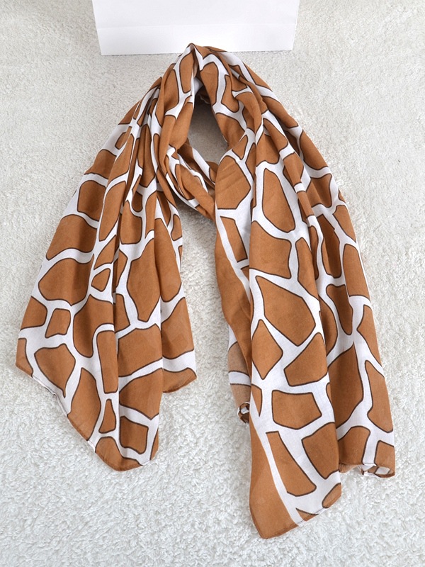 Cotton leopard scarf wholesale