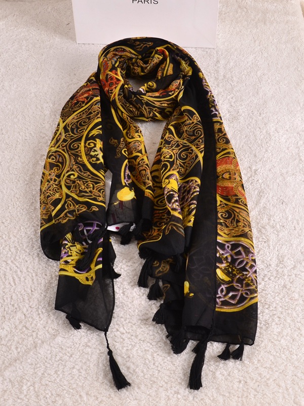 Wholesale silk cotton scarf