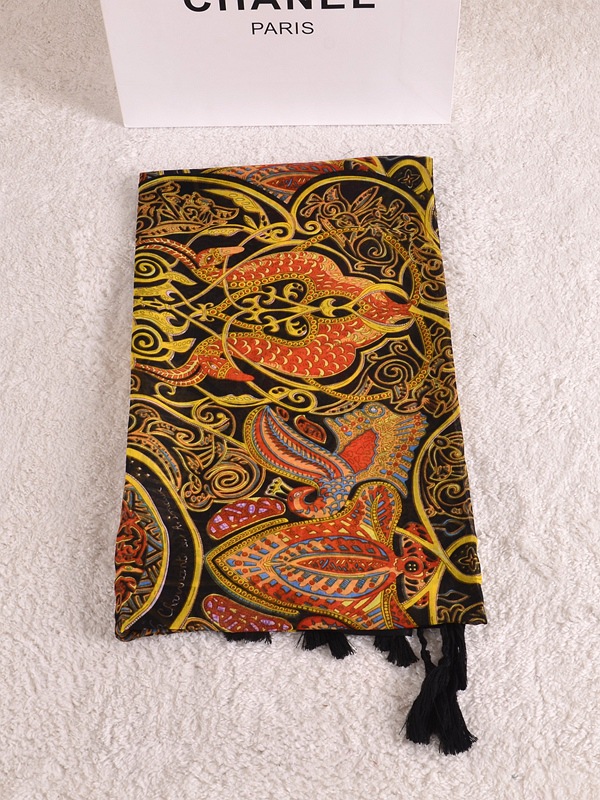 Wholesale silk cotton scarf