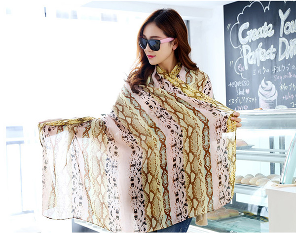 Women linen cotton scarf