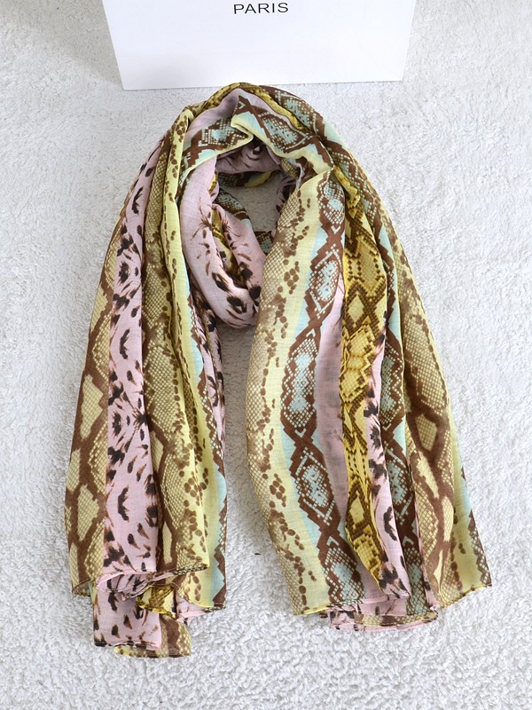 Women linen cotton scarf
