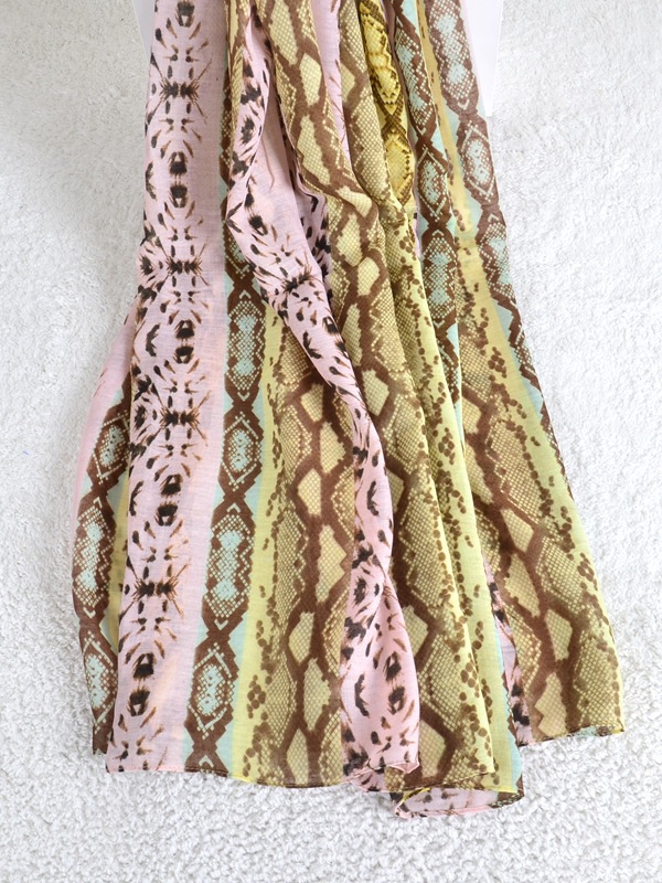 Women linen cotton scarf