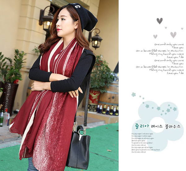 Wholesale cotton linen scarf