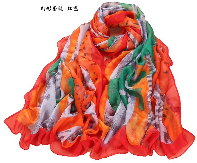 Wholesale silk chiffon shawls