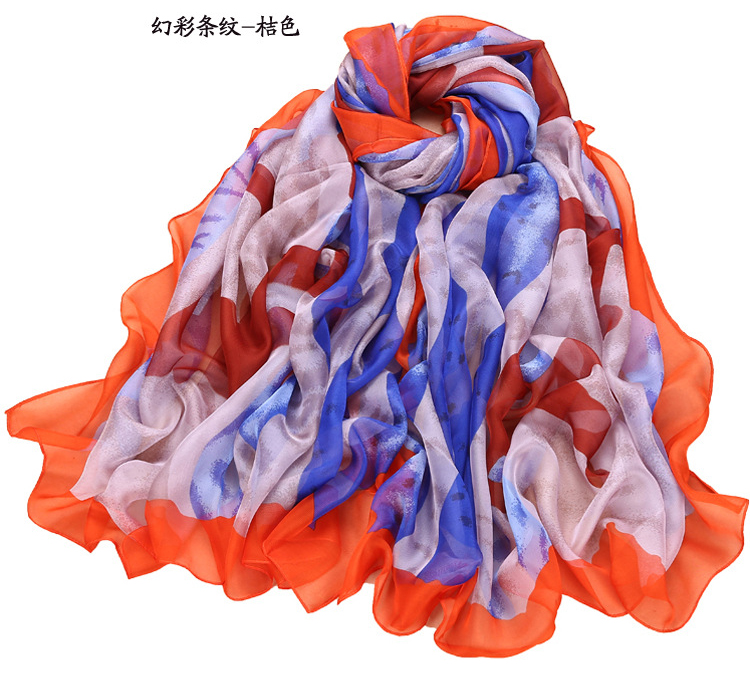 Wholesale silk chiffon shawls