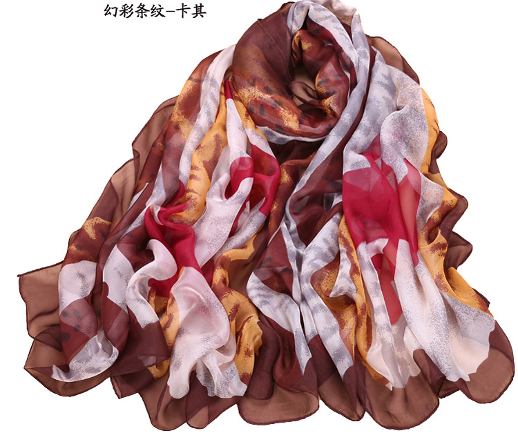Wholesale silk chiffon shawls