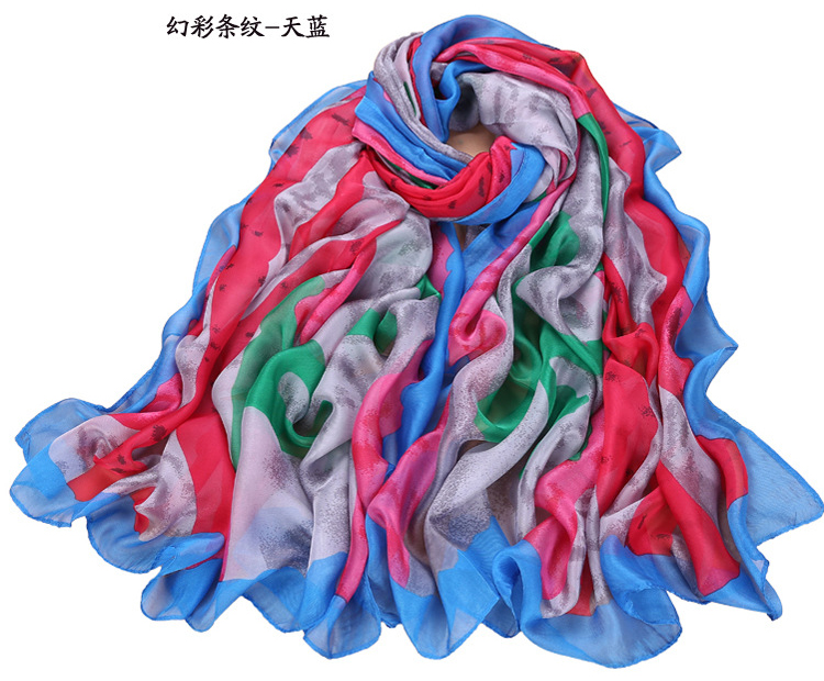Wholesale silk chiffon shawls