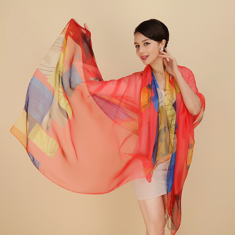 Silk pink scarves wholesale