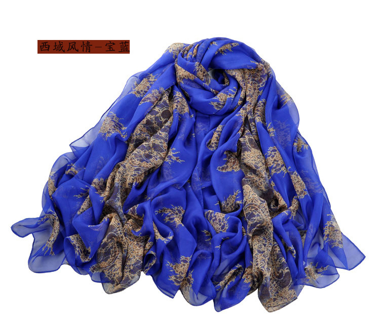 Yellow silk scarf wholesale
