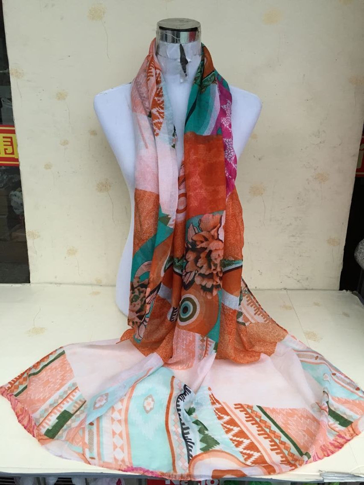 Wholesale silk voile scarf