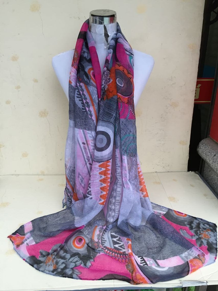 Wholesale silk voile scarf