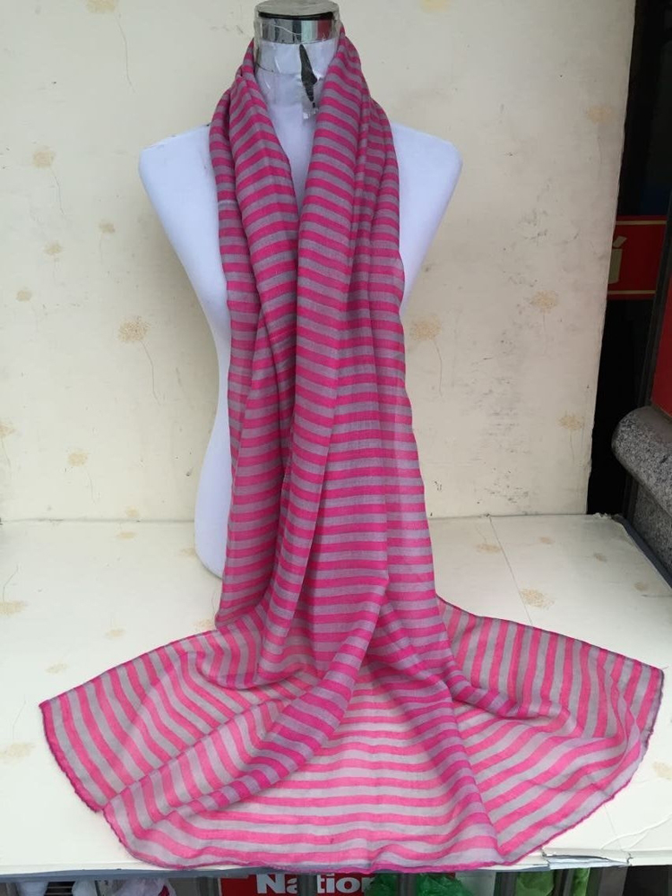 Wholesale striped silk scarves